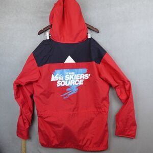 Vintage REI Jacket Ski Red Hooded Windbreaker Anorak Large